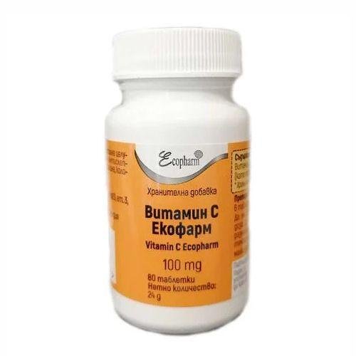 Витамин С 100 мг. х 80 табл. | Ecopharm