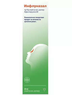 Инфлуназал спрей за нос при хроничен ринит х 20 мл | DHU