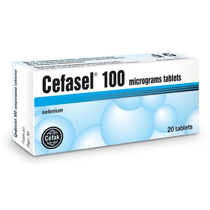 Цефасел 100 мкг х 20 табл. | Cefak KG