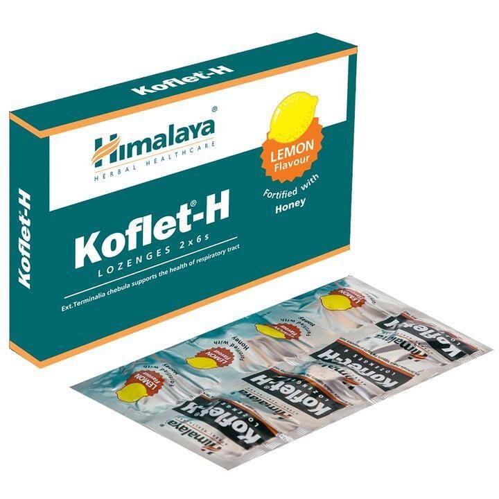 Кофлет бонбони с aромат на лимон х 12 броя | Himalaya Drug Co.