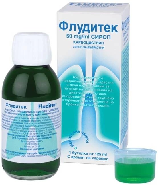 Флудитек 5 % сироп за възрастни х 125 мл. | Innotech International