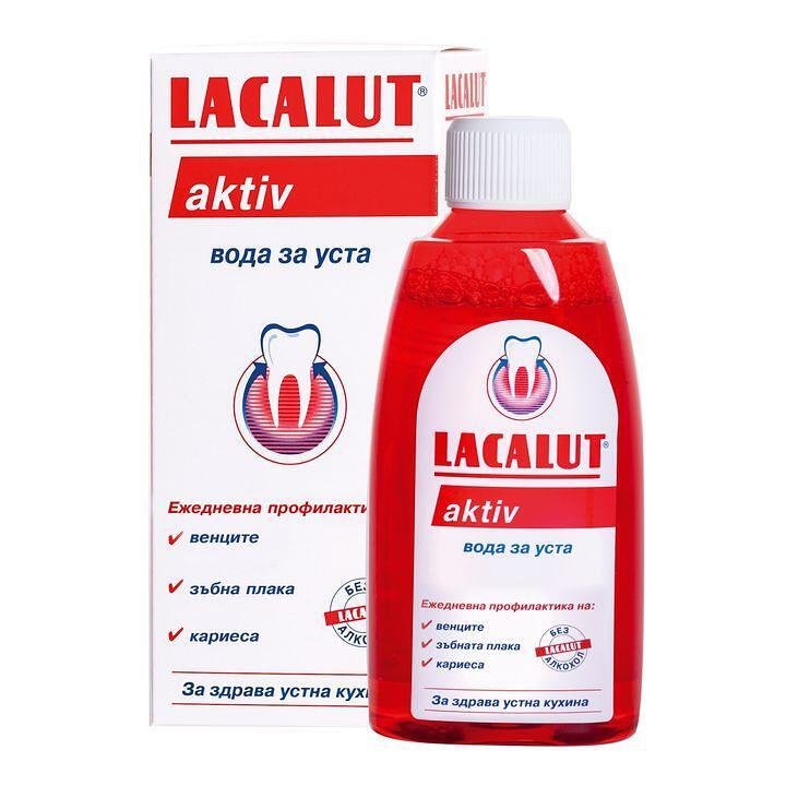 Лакалут актив вода за уста х 300 мл. | Natur Product