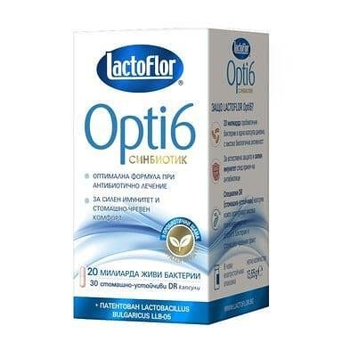 Лактофлор Опти 6 синбиотик х 30 капс | Kendy Pharma
