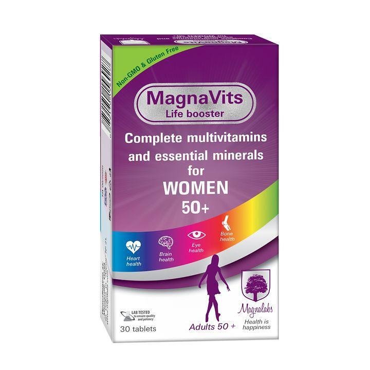 Магнавитс мултивитамини и минерали за жени над 50 х 30 табл. | Magnalabs