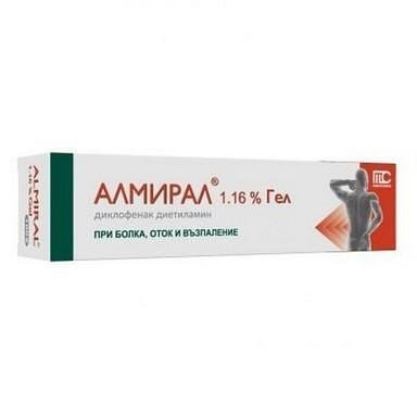 Алмирал гел 1.16 % х 50 гр. Medochemie