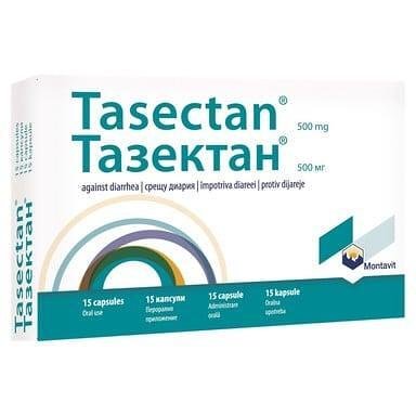 Тазектан при диария за възрастни 500 мг. х 15 капс. | Montavit