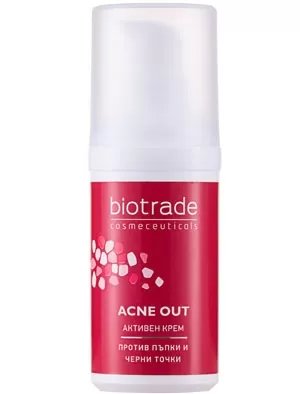 Акне Аут активен крем против акне х 30 мл | Biotrade