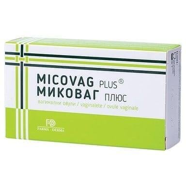 Миковаг плюс при вагинална инфекция х 10 вагинални овули | Naturpharma