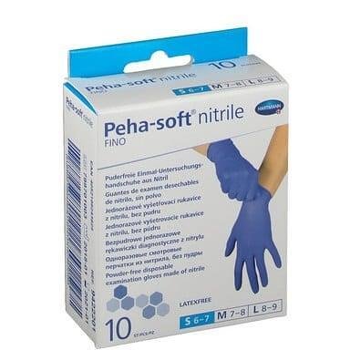 Хартман Peha-Soft Nitrile Fino еднократни ръкавици от нитрил размер S х 10 броя | Paul Hartmann