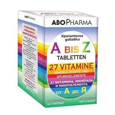 Витамини и минерали А-Z за укрепване на имунната система х 60 табл. | AboPharma