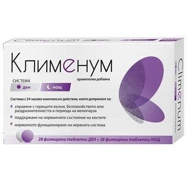 Клименум при менопауза х 28 табл. ден + 28 табл. нощ | Natur Produkt