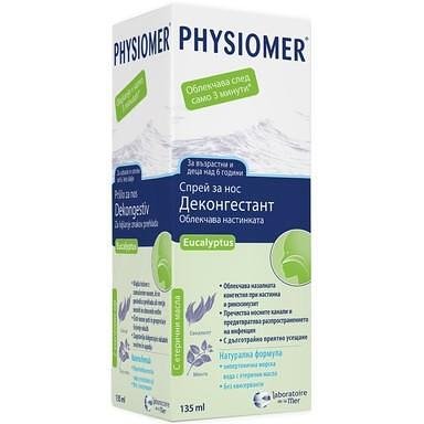 Физиомер спрей за нос с евкалипт х 135 мл. | Omega Pharma