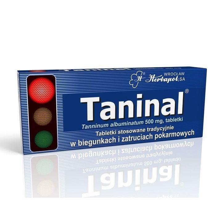 Танинал при диария 500 мг х 20 таблетки | Unipharma