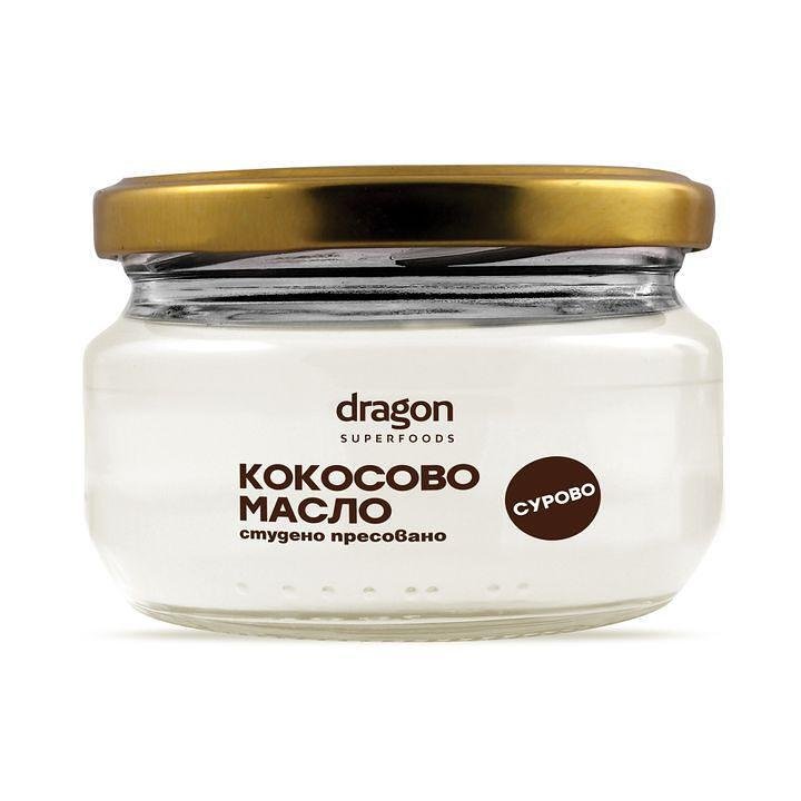 Кокосово масло студено пресовано х 100 мл. | Dragon Superfoods