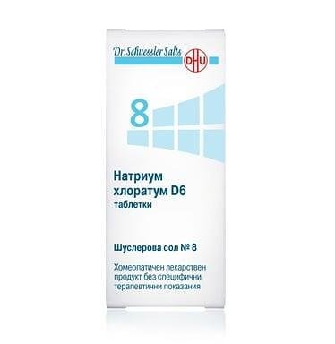 Шуслерова сол № 8 натриум хлоратум D 6 х 420 табл. | DHU