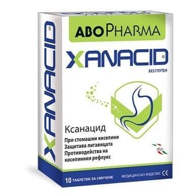 Ксанацид при стомашни киселини х 10 табл. | AboPharma