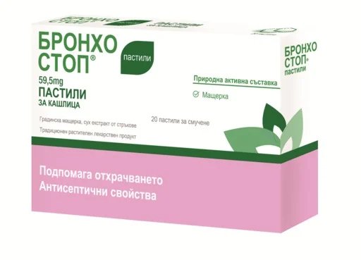 Бронхостоп при кашлица х20 пастили | Kwizda Pharma