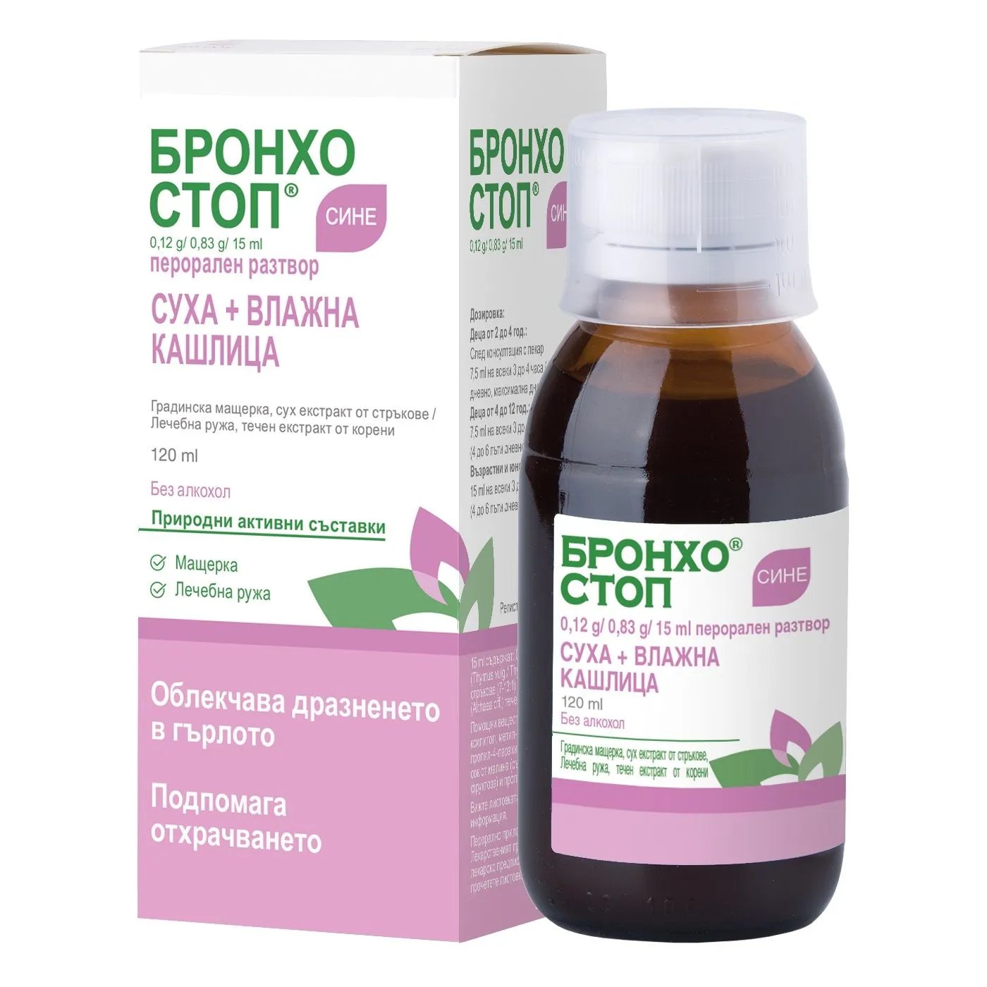 Бронхостоп Сине х120 мл. | Kwizda Pharma
