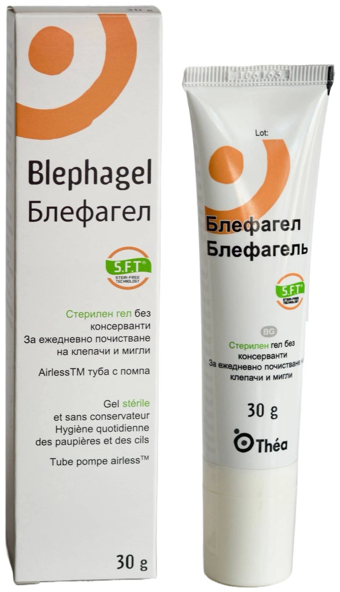 Блефагел стерилен гел за клепачи и мигли 30 г | Laboratories Thea