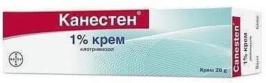 Канестен крем за лечение на гъбични инфекции върху кожата 1% 20 гр. | Bayer