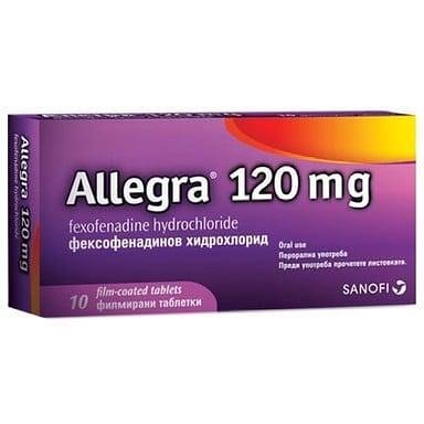 Алегра при сенна хрема 120 мг. х10 филмирани табл.| Sanofi
