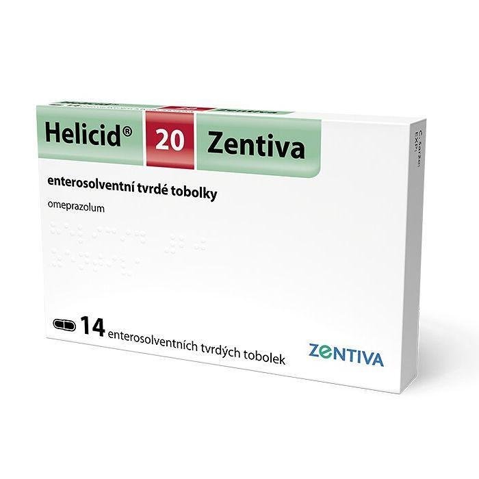 Хелицид при стомашни киселини 20 мг х 14 капсули | Zentiva