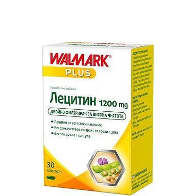 Лецитин за нормални нива на холестерола 1200 мг х 30 капсули | Walmark