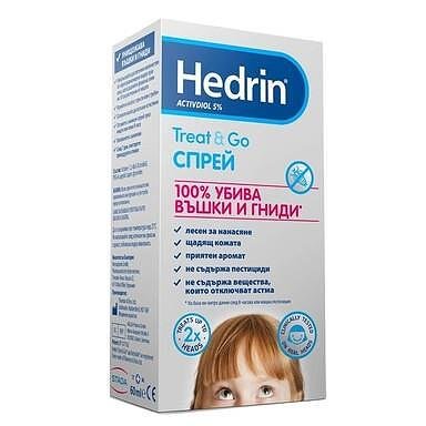 Хедрин treat and go спрей против въшки х60 мл.| Ceumed