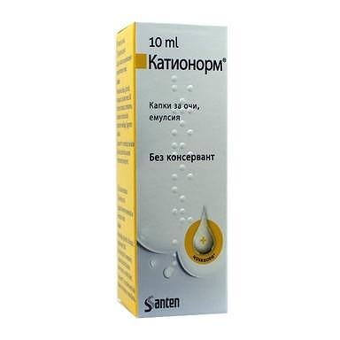 Катионорм капки за очи x10 мл.| Santen OY