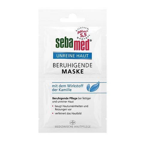 Себамед успокояваща маска за лице с лайка 2х5 мл.| SebaMed
