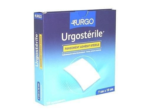 Ургостерил стерилни пластири 7 см х 10 см x 10 броя | Urgo