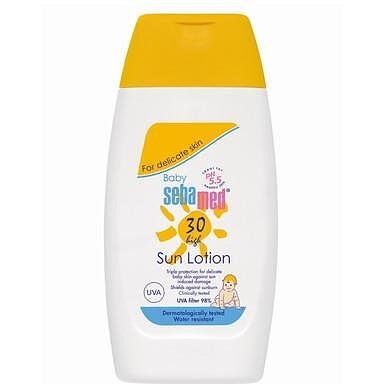 Себамед baby детски слънцезащитен лосион pH 5.5 SPF30+ x200 мл.| SebaMed
