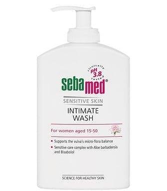 Себамед интимен душ гел с помпа pH 3.8 х200 мл.| SebaMed