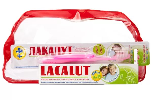 Лакалут паста за зъби за деца от 4 до 8 год. 50мл + четка за зъби | Natur Product