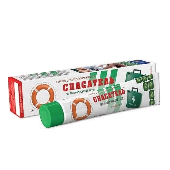 СПАСАТЕЛЬ гел 50г./кол.сребро,хиал.к-на,ч.оман,декспантенол/ | Alfa intel