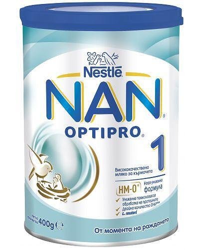 Nan оptipro 1 адаптирано мляко х 400гр.| Nestle
