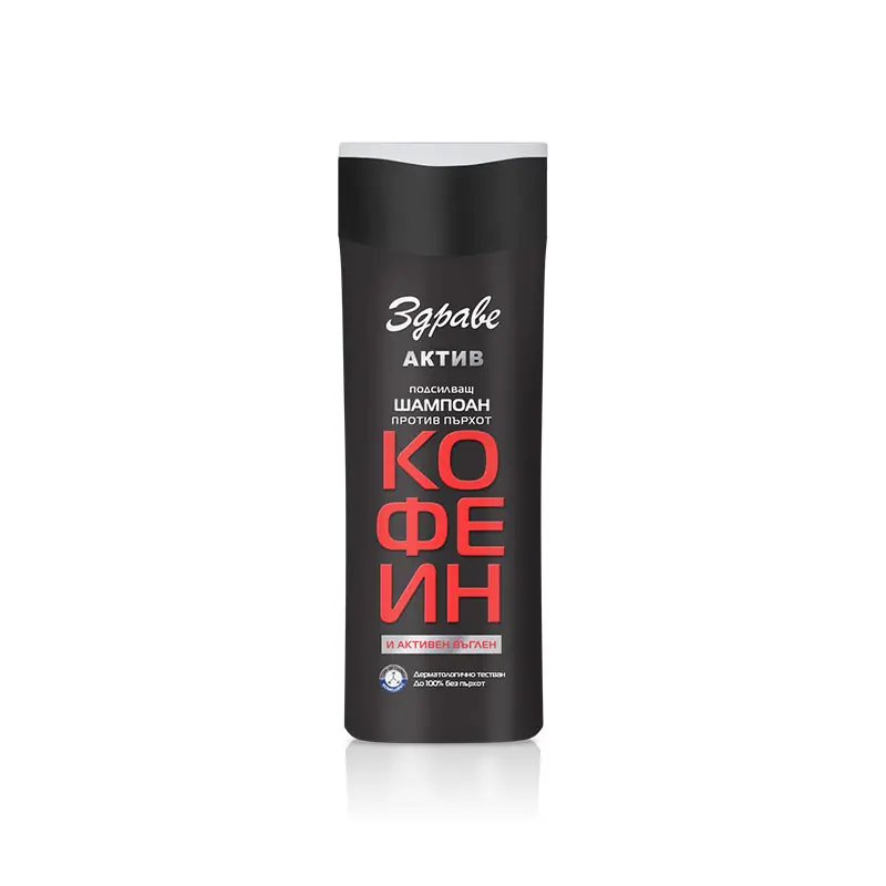 Шампоан против пърхот здраве актив кофеин и активен въглен х 200 мл. | Aroma