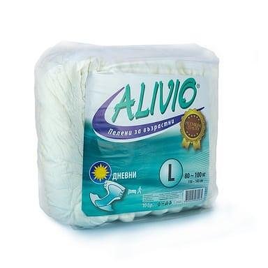 Alivio памперси за възрастни дневни L 80-100 кг х10 бр. | Alivio