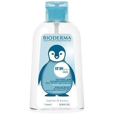 Bioderma ABC Derm почистваща мицеларна вода за нормална и суха бебешка и детска кожа x1 л. | BIODERMA