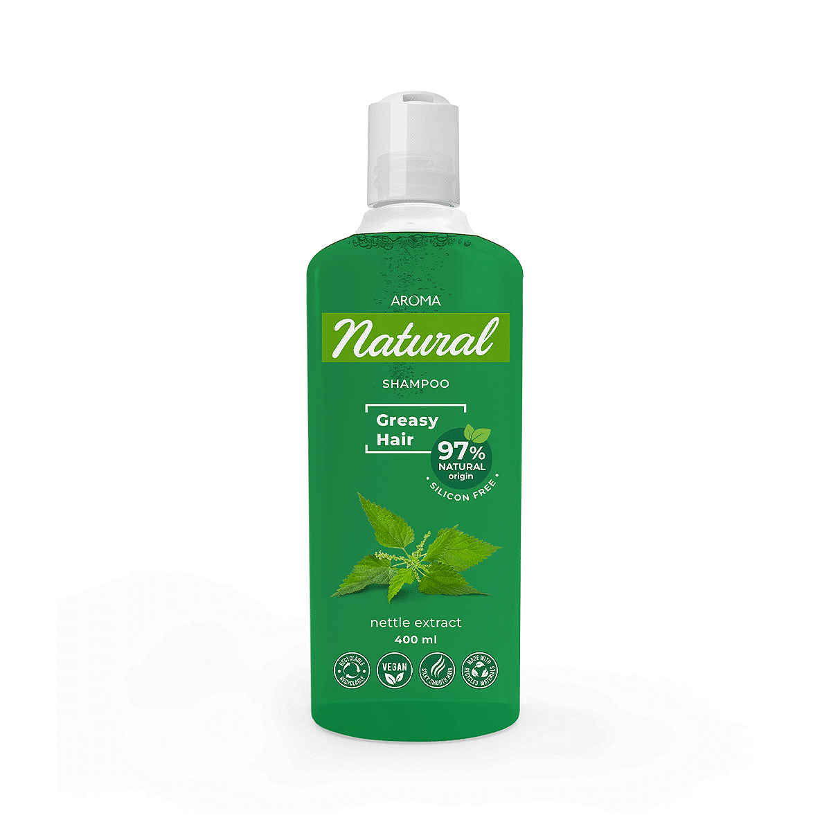 Aroma Fresh шампоан с коприва /мазна коса+витамин РР/ 400 мл. | Aroma