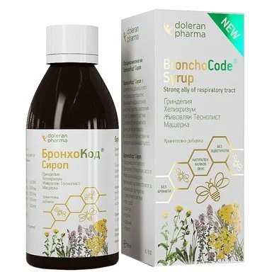 Бронхокод сироп против кашлица х 180 мл. | Doleran Pharma