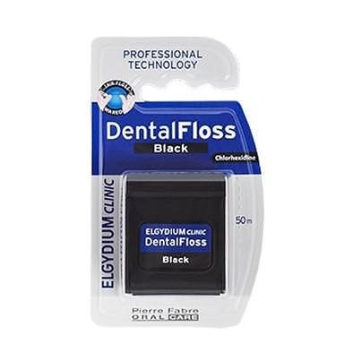Elgydium DentalFloss черен конец за зъби х 50 мл | Pierre Fabre Oral Care