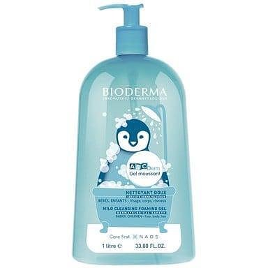 Bioderma ABCDerm почистващ измиващ гел без сапун за бебета и деца х 1 л | BIODERMA