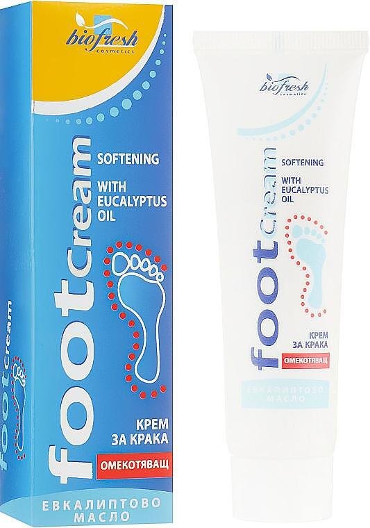 Крем за крака омекотяващ с евкалиптово масло 50мл. | Bio Fresh