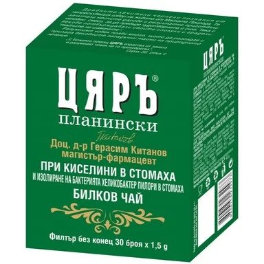 Цяръ билков чай при киселини в стомаха x 30 броя | Меркурий