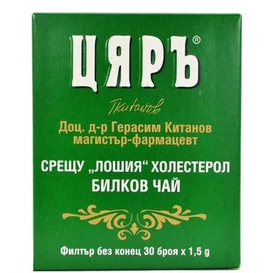 Цяръ билков чай срещу лош холестерол x 30 броя | Меркурий