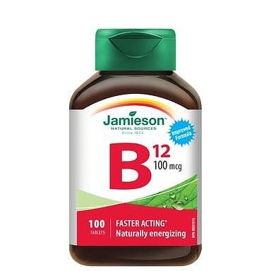 Витамин B12 100 мкг х 100 капсули | Jamieson
