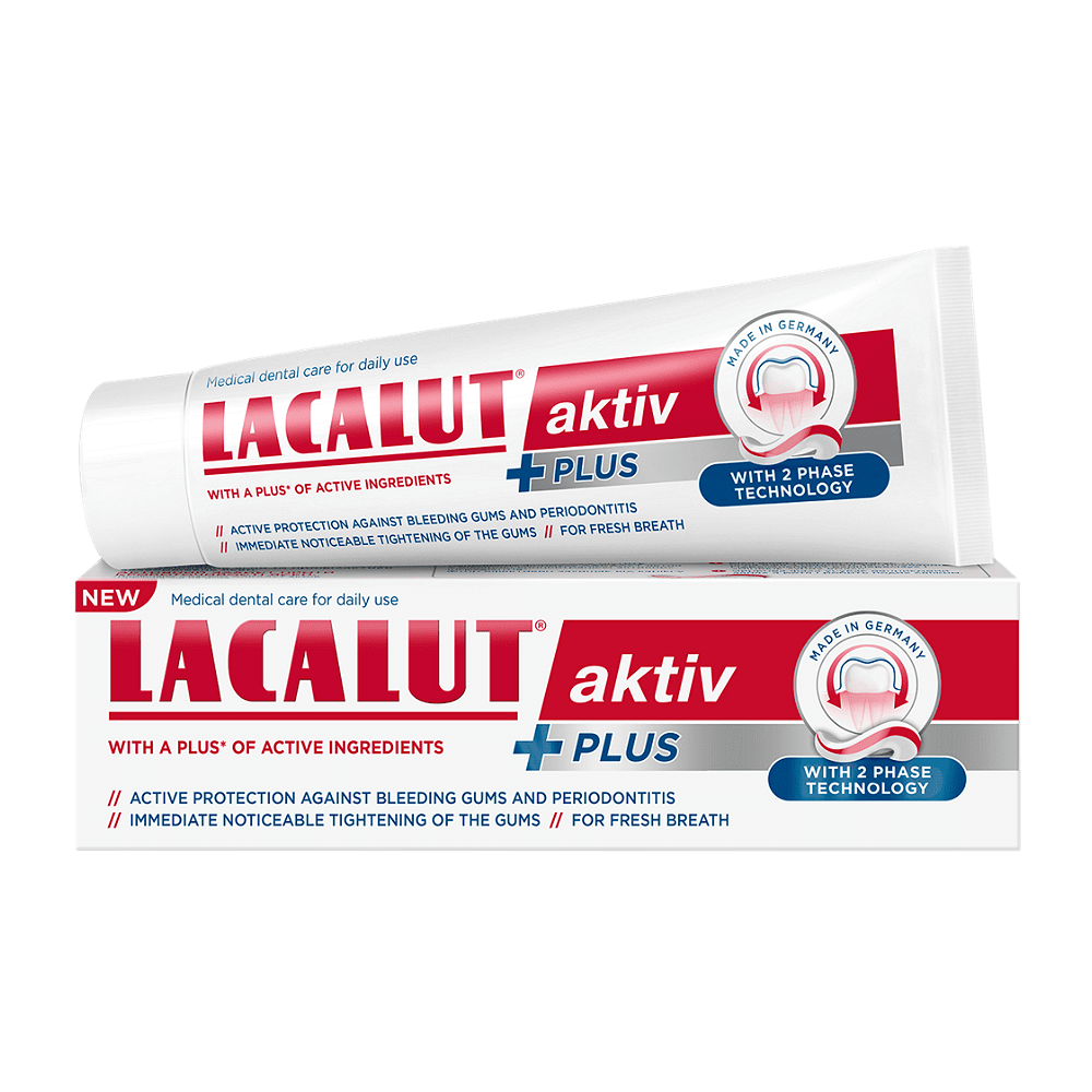Лакалут актив плюс паста за зъби при възпаление на венците х 75 мл.| Natur Product