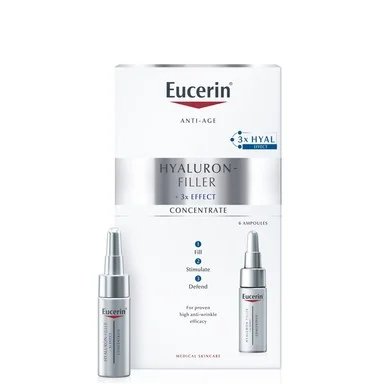 Eucerin Hyaluron-Filler концентрат за лице 6 ампули x 5 мл | Eucerin