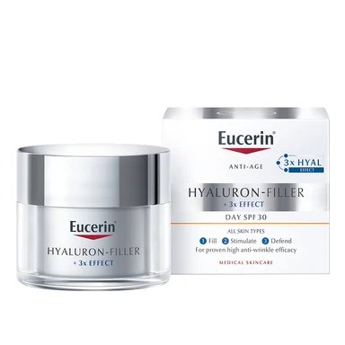 Eucerin Hyaluron-Filler дневен крем за всеки тип кожа SPF30 х 50 мл | Eucerin